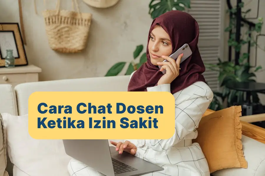 cara chat dosen izin sakit