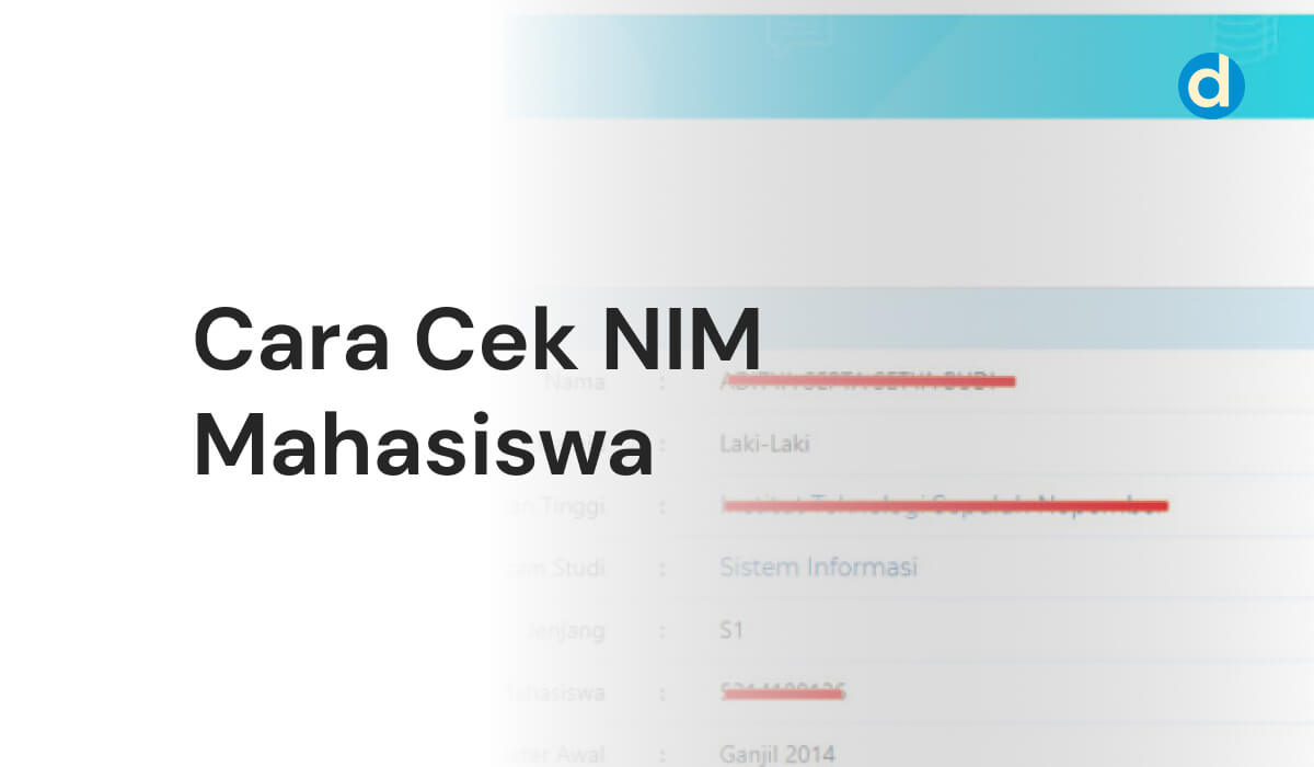 Cara Cek NIM Mahasiswa Secara Online (Terbaru) - DuniaKampus.id