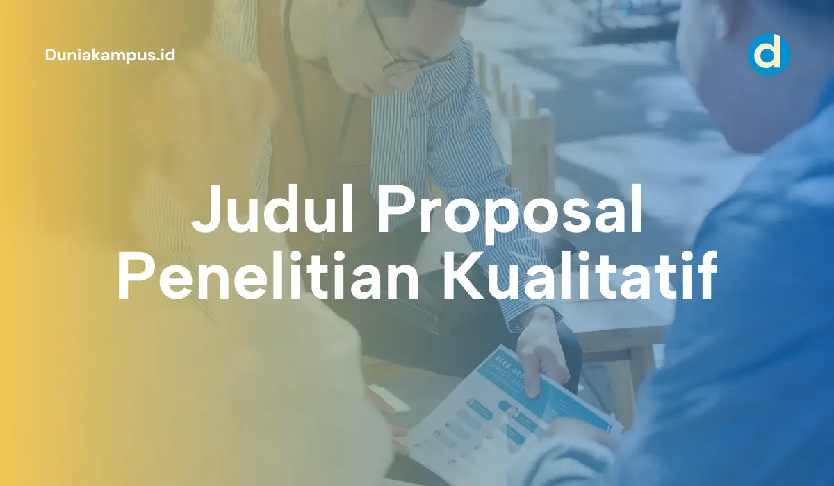 Judul Proposal Penelitian Kualitatif
