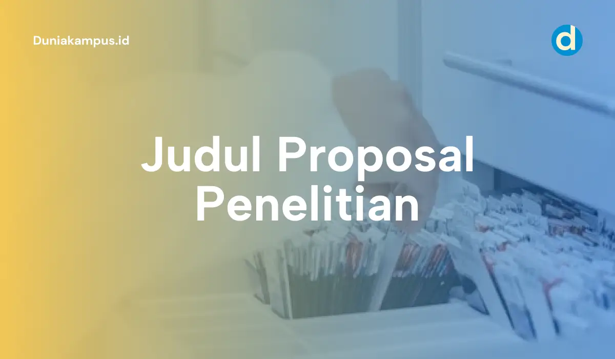 Judul Proposal Penelitian