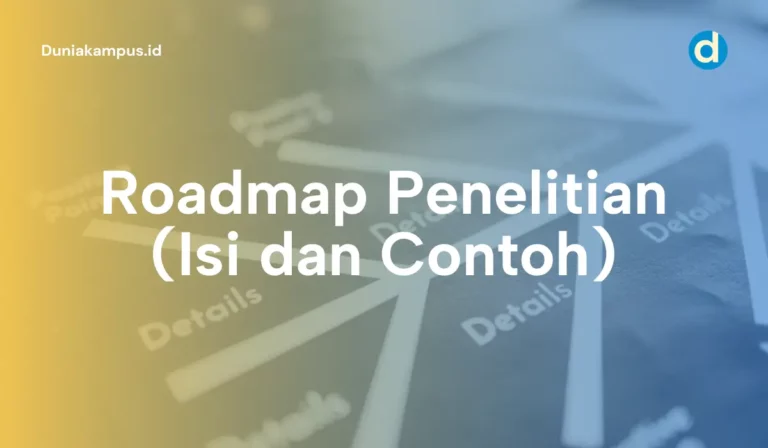Roadmap Penelitian