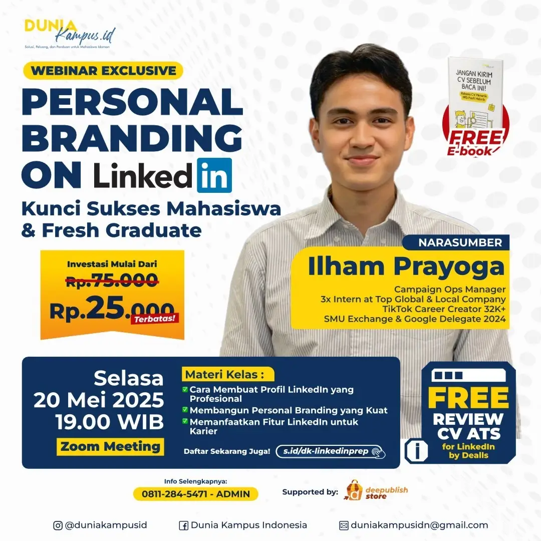 Kelas Personal Branding on LinkedIn dari Nol