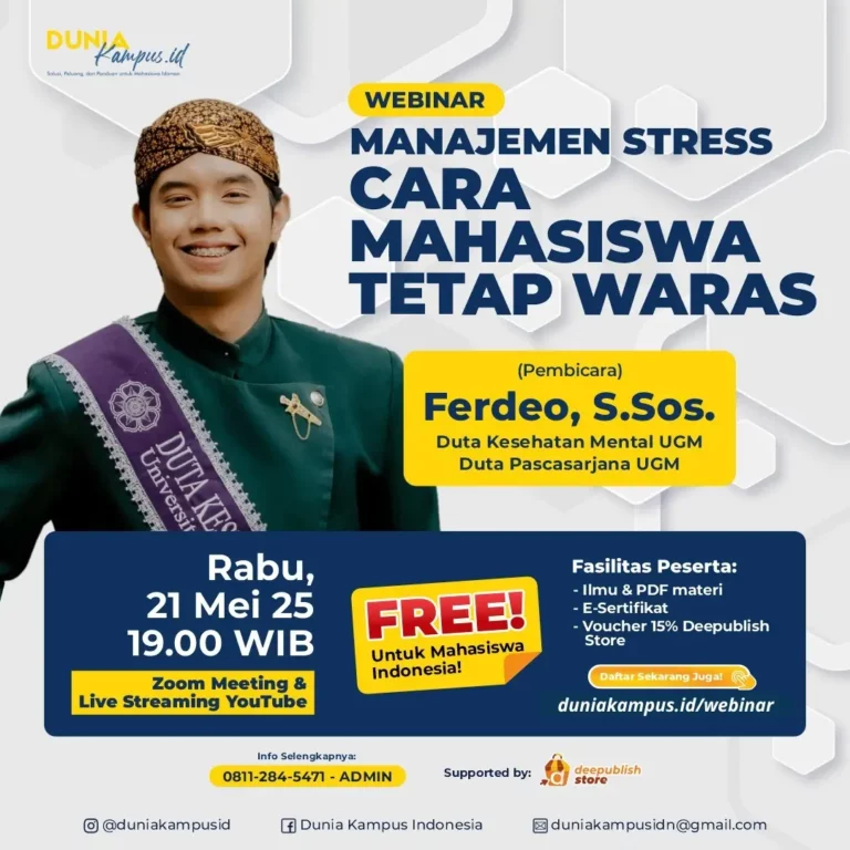 Manajemen Stres : Cara Mahasiswa Tetap Waras