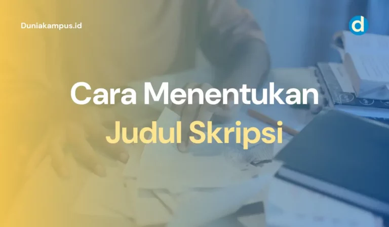 Cara Menentukan Judul Skripsi