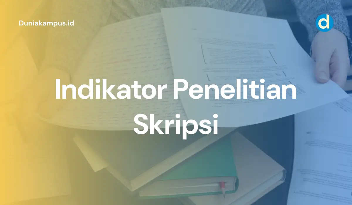 Indikator Penelitian Skripsi