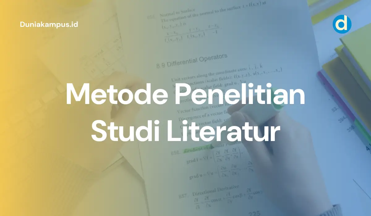 Metode Penelitian Studi Literatur