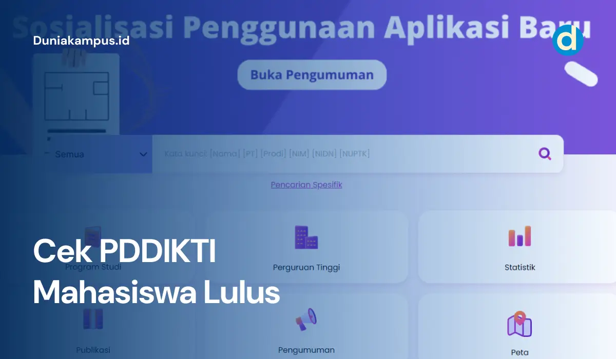 Cek PDDIKTI Mahasiswa Lulus
