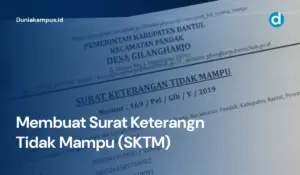 Membuat Surat Keterangn Tidak Mampu atau SKTM