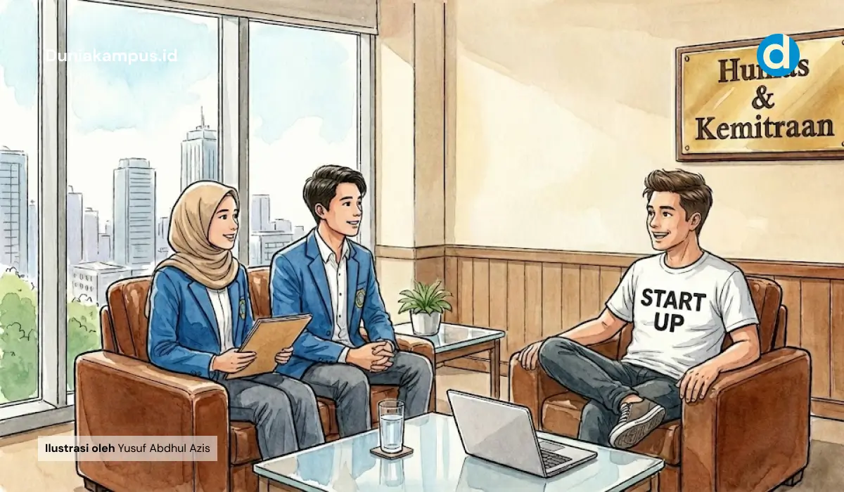 Tugas Humas Bertemu dengan Calon Narasumber