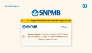 Email aktivasi akun snpmb tidak masuk