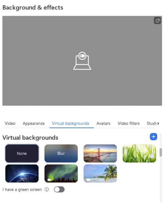 Pilih atau Tambahkan Background