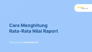 cara menghitung rata-rata nilai raport