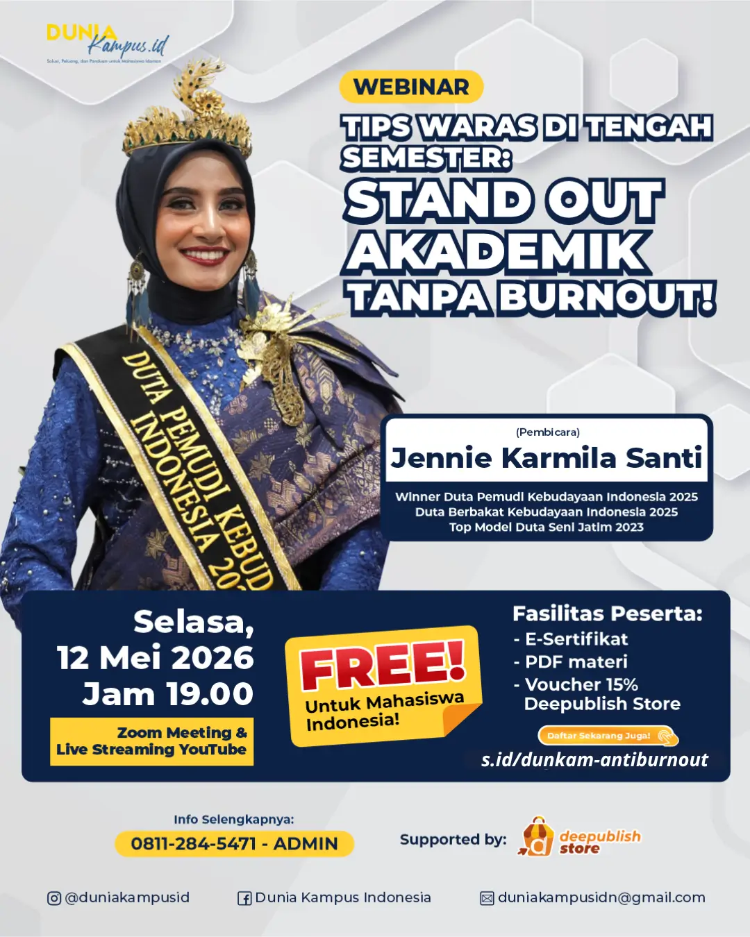 Webinar Tips Waras di Tengah Semester