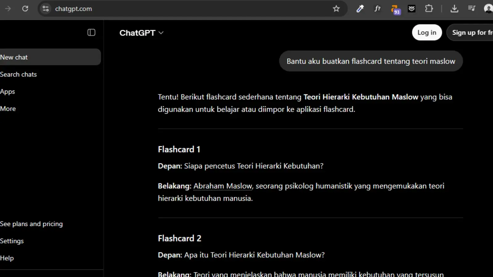 ChatGPT untuk Belajar