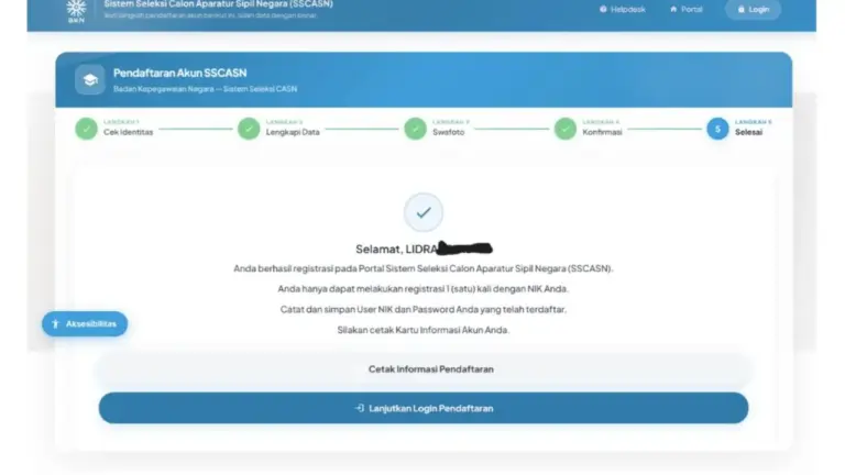 Daftar Akun SSCASN 2026 untuk Sekolah Kedinasan