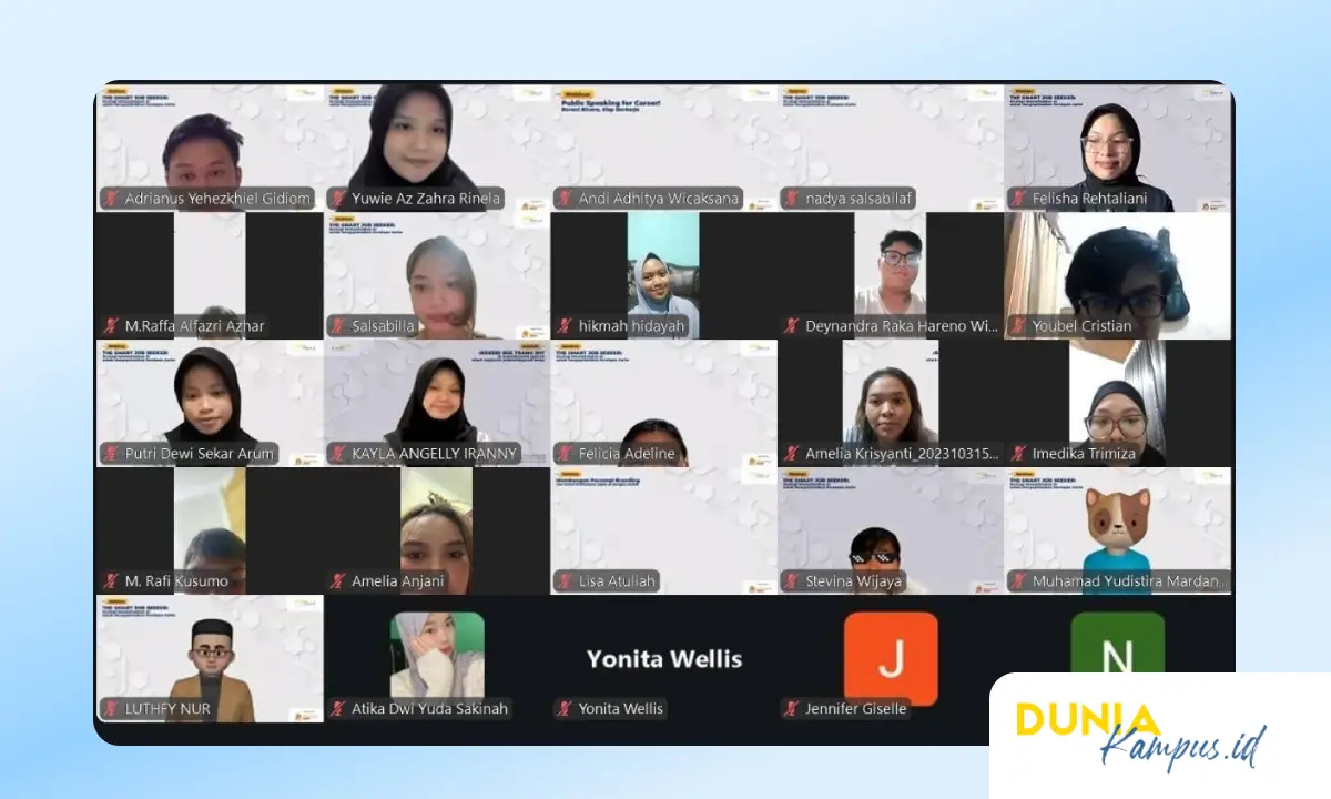 Webinar The Smart Job Seeker Strategi Memanfaatkan AI untuk Mengoptimalkan Persiapan Karier