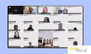Dunia Kampus Gelar Webinar Stop Being Nervous